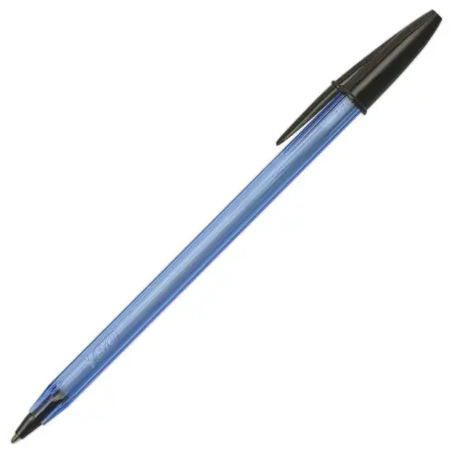 Balpen Cristal Soft - zwart - BIC 