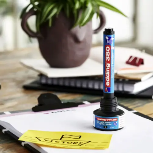 4  Permanent markers 380 voor paperboard - Geassorteerde kleuren - EDDING 