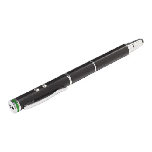 Pointer, stylus, pen en lamp: 4-in-1 
