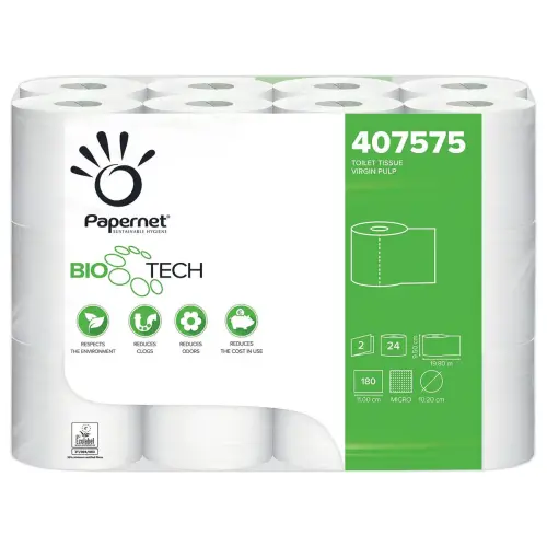 96 Toiletpapier rollen Bio Tech - 2 lagen