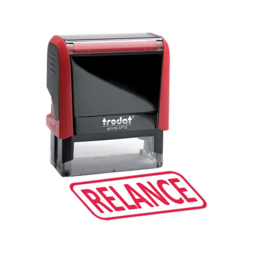 Stempel TRODAT Xprint "Relance" - Rood 