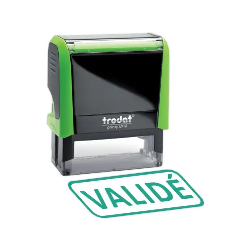 Stempel TRODAT Xprint "Gevalideerd" - Groen 