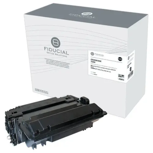 Cartridge FIDUCIAL equiv. HP CE255X Zwart 