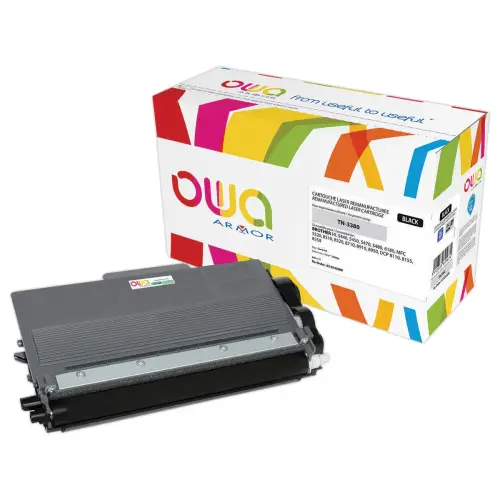 Lasercartridge ARMOR equiv. BROTHER TN3380 Zwart 