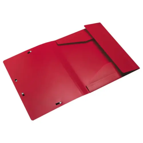 Elastische overhemdmappen met 3 kleppen Opak - Rood - EXACOMPTA