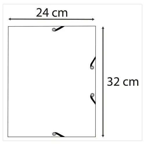 Elastische hemdmappen met 3 kleppen - Gerecycleerde kaart - Roze - EXACOMPTA