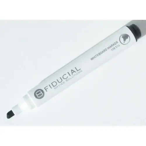 Marker voor whiteboards - Schuin geslepen punt - Zwart - FIDUCIAL