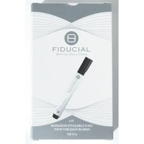 Marker voor whiteboards - Schuin geslepen punt - Zwart - FIDUCIAL