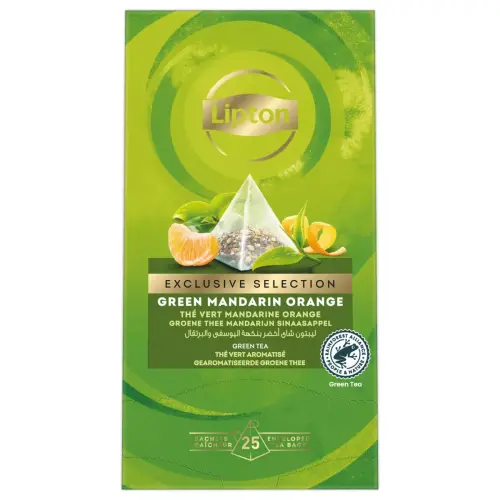25 Groene Thee Mandarijn en Sinaasappel - LIPTON