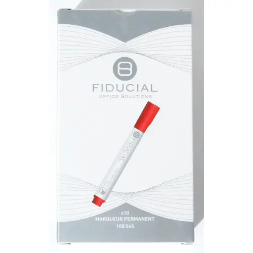 Permanent marker - Kogelvormige punt - Rood - FIDUCIAL