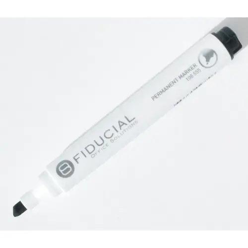 Permanent marker - Schuine punt - Zwart - FIDUCIAL