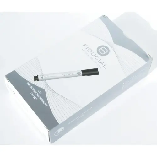 Permanent marker - Schuine punt - Zwart - FIDUCIAL