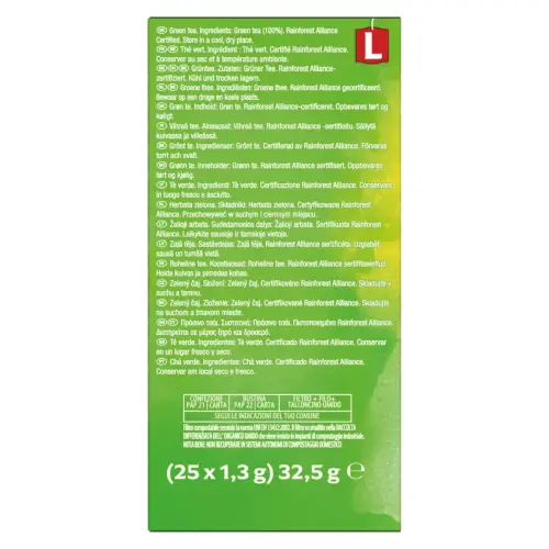 25 Theezakjes Groene Thee Balance Feel Good - LIPTON