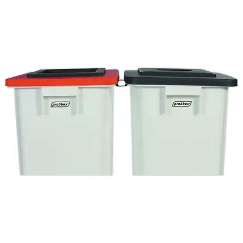 Set van 2 connectoren - Voor "recycling" verzamelbakken van 60L en 80L