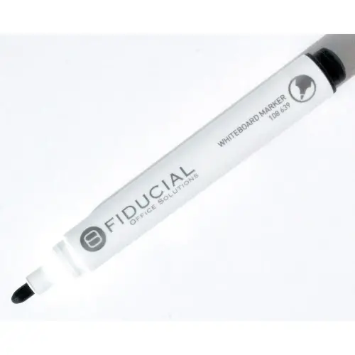 Marker voor whiteboards - Kogelvormige punt - Zwart - FIDUCIAL