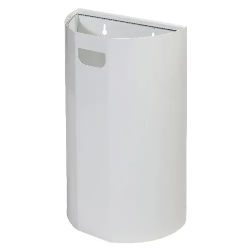Halfronde wandverdeler - 40L - Wit 