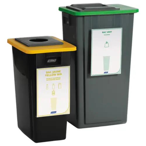 Aanschrijfpaneel - Voor "recycling" containers 60L en 80L 