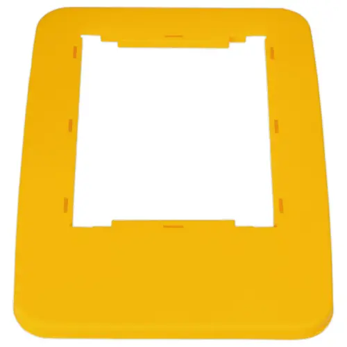 Raamdeksel voor "recycling" containers 60L en 80L - Geel
