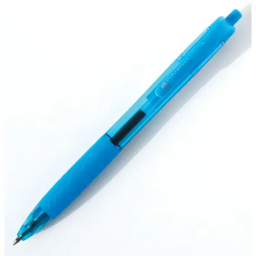 Balpen met intrekbare punt - Met grip - Gemiddelde schrijfsterkte - Blauw - FIDUCIAL