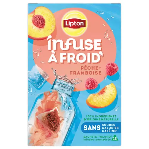 15 Cold Brew - Perzik en framboos - LIPTON