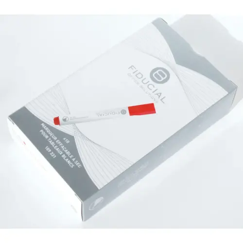 Marker voor whiteboards - Kogelpunt - Rood - FIDUCIAL