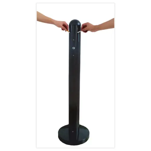 Buisvormige asbak - 3L - Antraciet - PROBBAX