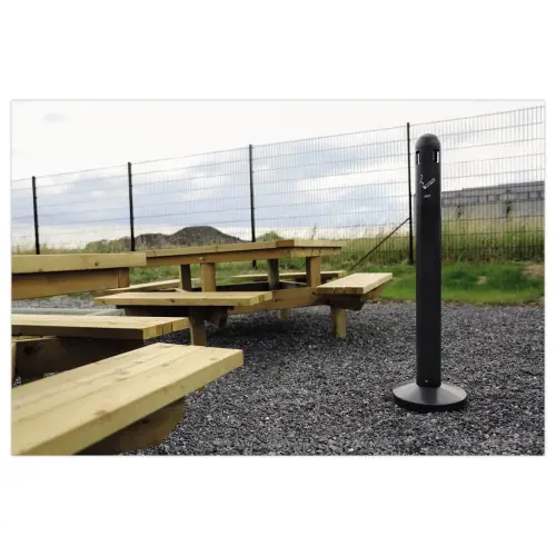 Buisvormige asbak - 3L - Antraciet - PROBBAX