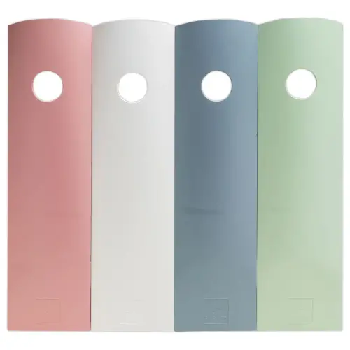 4 Set van 4 tijdschriftenhouders Autentik - Gekleurde assorti - EXACOMPTA