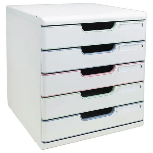 Modulo opbergmodule - 5 laden - Gekleurde assorti - EXACOMPTA 