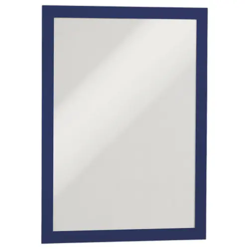 2 Uithanghoezen DURAFRAME magnetische omlijsting Blauw A4
