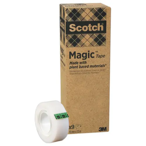 9  Rollen onzichtbare plakband Magic 900 - 33 m x 19 mm - 3M SCOTCH 
