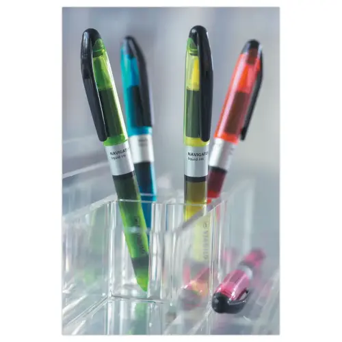 4 Markeerstiften Navigator - Geassorteerde kleuren - STABILO
