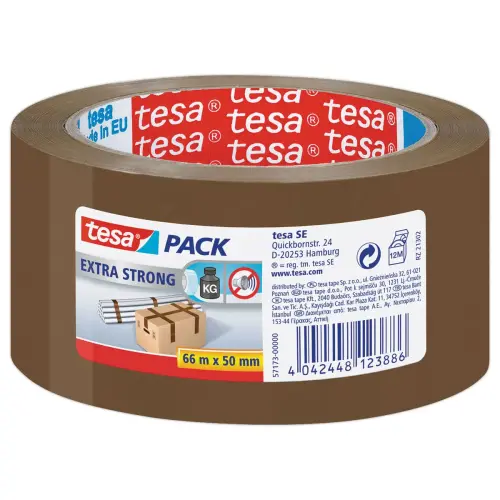 Plakband in pvc HAVANA Tesa - 66 m x 50 mm