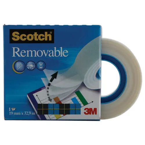 Herkleefbaar plakband SCOTCH Magic 811- 33m x 19mm