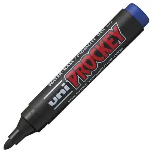 8 Permanente markers - Spitse punt 2 mm - Verschillende kleuren - UNI BALL