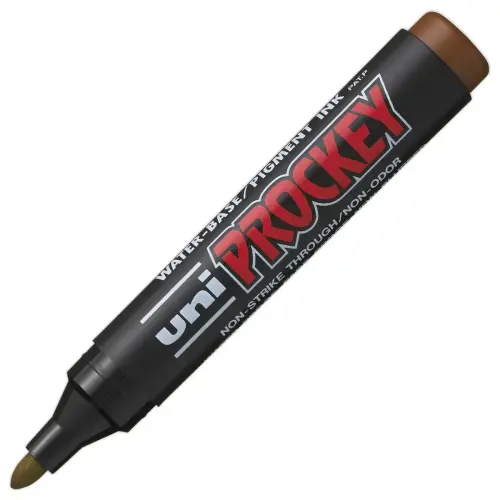 8 Permanente markers - Spitse punt 2 mm - Verschillende kleuren - UNI BALL