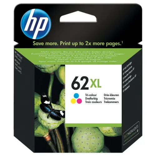 Inkjetcartridge HP 62XL 3 kleurenHC C2P07AE
