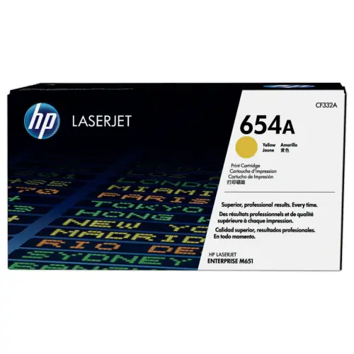 HP 654A CF332A gele toner
