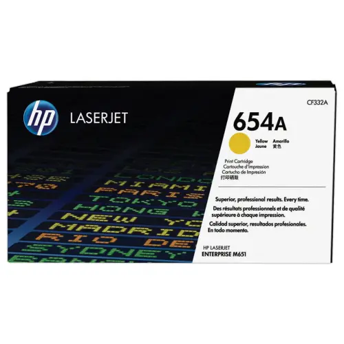 HP 654A CF332A gele toner