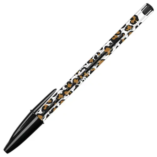 Balpen Cristal - Luipaardmotief - BIC