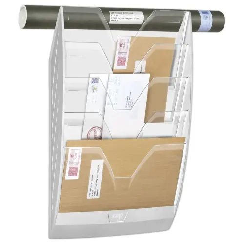 Wanddisplay CEP 5 transparante vakken