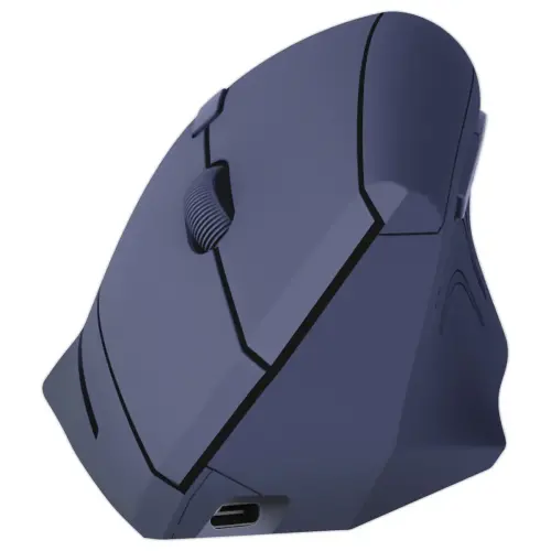 Draadloze ERGO muis - Verticaal - Oplaadbaar - Blauw - T'NB