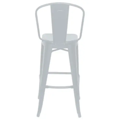 2 Hoge krukken Urban outdoor - Wit 