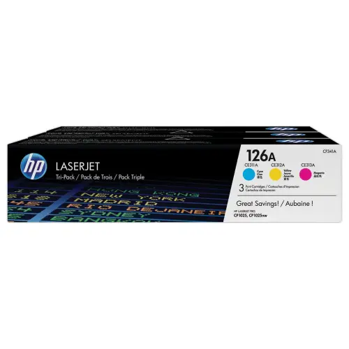 3 Lasercartridge HP 3 Kleuren CF341A