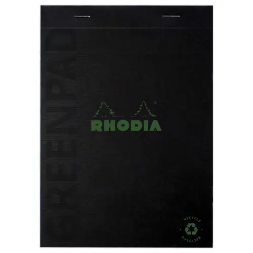 Genietblok Greenpad gerecycled papier - 5x5 - 70 vellen - 90g - RHODIA