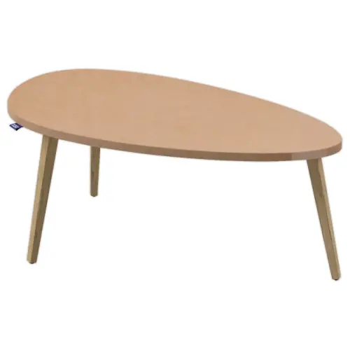 Upcycled salontafel Bellecombe - 95 x D 50 cm - Camel