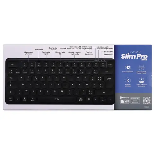 Bluetooth PRO-toetsenbord - Oplaadbaar - T'NB