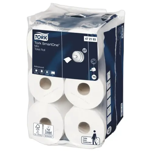 12 Rollen van 620 vellen toiletpapier TORK Advanced