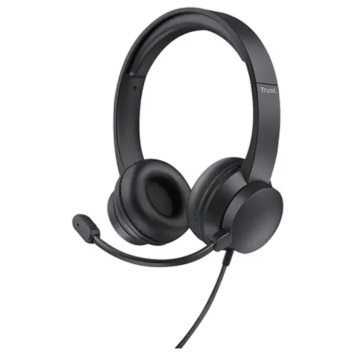 Comfortabele USB Headset met Microfoon - Zwart - TRUST