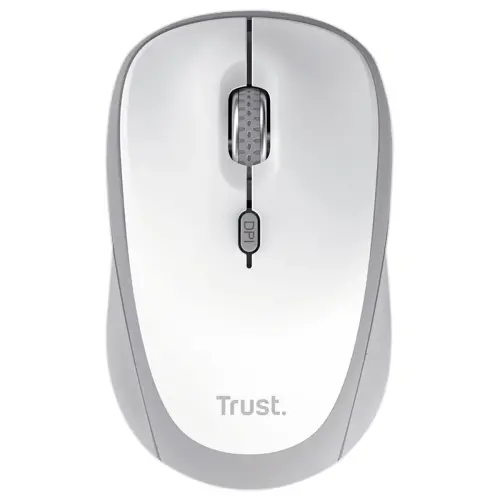 Draadloze Muismodel Yvi+ Stil - Gerecycled - Wit - TRUST
